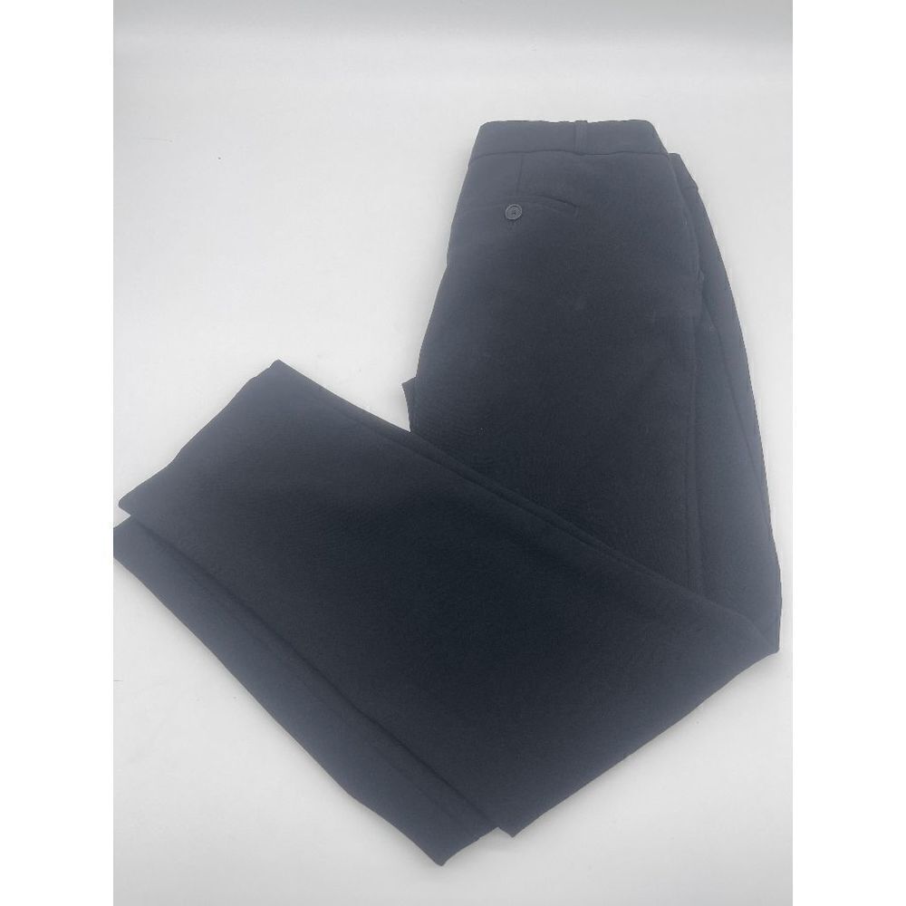 LOFT Pants for Women’s Marisa Petite Straight Sz 4 Belted Zip Up & Pockets- Blac